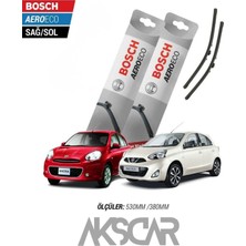 Akscar Bosch Aeroeco Nissan Micra Muz Silecek (2011-2018)