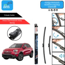 Fiat 500X Uyumlu 2015-2024 Bosch Aerotwin Araca Özel Ön Silecek Takımı 650-340MM