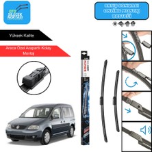 Volkswagen Caddy Uyumlu 2007-2017 Bosch Aerotwin Araca Özel Ön Silecek Takımı 600-450MM