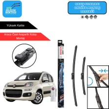 Fiat Panda Uyumlu 2012-2015 Bosch Aerotwin Araca Özel Ön Silecek Takımı 600-380MM