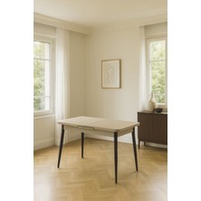 Atölye Casa 70X120CM Cappuccino Açılır Mutfak Masası Ay Model