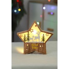 Urban Mood Yeni Yıl Ahşap LED Işık