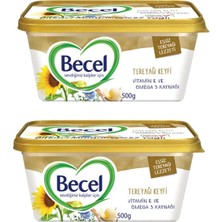Becel Tereyağı Keyfi Margarin 500 gr Kase x 2 Adet