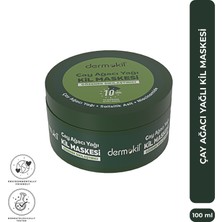 Dermokil Çay Ağacı Yağı Gözenek Sıkılaştırıcı Kil Maskesi 100 ml