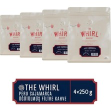 The Whirl Peru Cajamarca Öğütülmüş Filtre Kah 250 gr x 4 Adet