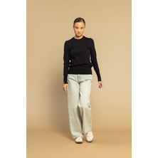 Nisan Triko Bisiklet Yaka Basıc Triko