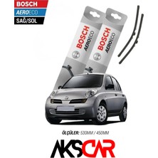 Akscar Bosch Aeroeco Nissan Micra Silecek (2005-2010)