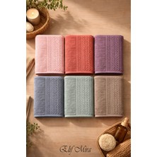 Elif Mira 6'lı Mutfak Havlusu Seti 30X50 cm %100 Pamuklu Melodi