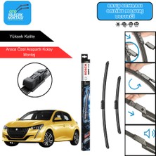 Peugeot 208 Uyumlu 2021-2024 Bosch Aerotwin Araca Özel Ön Silecek Takımı 600-400MM