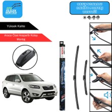 Hyundai Santafe Uyumlu 2006-2012 Bosch Aerotwin Araca Özel Ön Silecek Takımı 600-450MM