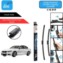 Bmw F30 3serisi Uyumlu 2012-2019 Bosch Aerotwin Araca Özel Ön Silecek Takımı 600-475MM