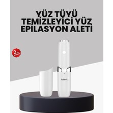 Machnera LED Işıklı Yüz Epilasyon Aleti Hassas ve Ağrısız Tüy Alma