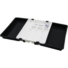 Vanch KAYAR KAŞIKLIK İKİ TARAFLI ÇİFT AÇILIR AYARLANABİLİR ÇEKMECE İÇİ 36X69CM (5264)