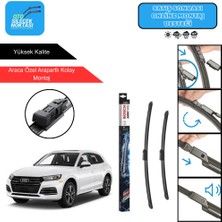 Audi Q5 Uyumlu 2008-2024 Bosch Aerotwin Araca Özel Ön Silecek Takımı 600-500MM
