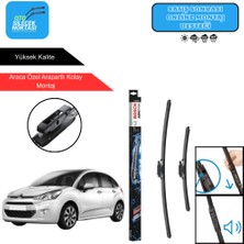Citroen C3 Uyumlu 2010-2015 Bosch Aerotwin Araca Özel Ön Silecek Takımı 650-400MM