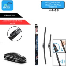 Renault Laguna Uyumlu 2008-2011 Bosch Aerotwin Araca Özel Ön Silecek Takımı 650-400MM