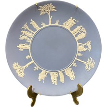 TT Wedgwood Bisküvi Porselen Duvar Tabağı - 24 cm Çapında.