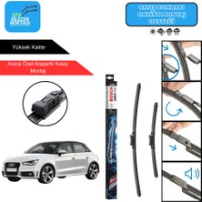 Audi A1 Uyumlu 2010-2018 Bosch Aerotwin Araca Özel Ön Silecek Takımı 600-400MM