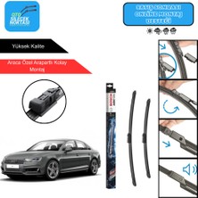 Audi A4 Uyumlu 2008-2024 Bosch Aerotwin Araca Özel Ön Silecek Takımı 600-500MM