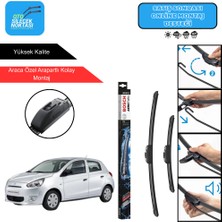 Mitsubishi Space Star Uyumlu 2013-2015 Bosch Aerotwin Araca Özel Ön Silecek Takımı 550-340MM