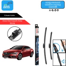 Renault Talisman Uyumlu 2015-2022 Bosch Aerotwin Araca Özel Ön Silecek Takımı 600-450MM