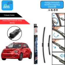 Fiat 500E Uyumlu 2021-2024 Bosch Aerotwin Araca Özel Ön Silecek Takımı 600-340MM