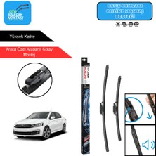 Citroen C-Elysee Uyumlu 2012-2024 Bosch Aerotwin Araca Özel Ön Silecek Takımı 600-400MM