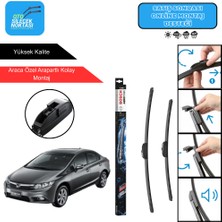 Honda Civic Fb7 Uyumlu 2012-2015 Bosch Aerotwin Araca Özel Ön Silecek Takımı 700-575MM