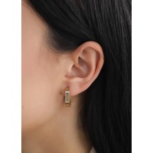 Narin Mücevherat Nar-In Altın Mücevherat Modern Altın Küpe 02