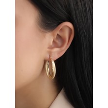 Narin Mücevherat Nar-In Altın Mücevherat Modern Altın Küpe 10