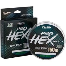 Fujin Pro Hex 8x 150MT. Moss Green Ip Misina