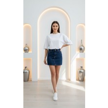 Divinus Basic Bisiklet Yaka T-Shırt Kadın