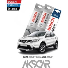 Akscar Bosch Aeroeco Nissan Qashqai Ön Arka Silecek (2014-2021)