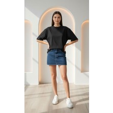 Divinus Basic Bisiklet Yaka T-Shırt Kadın