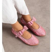 Surpie Shoes Bantlı Pul Detaylı Ortopedik Babet Kız Çocuk Babet