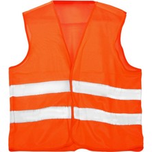 Vanch FOSFORLU TURUNCU İKAZ YELEK (5264)