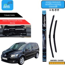Martigues Volkswagen Touran   2010-2015 Araca Özel Uyumlu Ön Cam Silecek Takımı 600MM-450MM