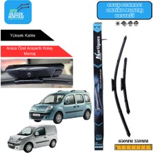 Martigues Renault Kangoo 2008  Araca Özel Uyumlu Ön Cam Silecek Takımı 650MM-350MM