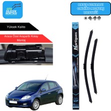 Martigues Fıat Bravo Iı  2007/2014 Araca Özel Uyumlu Ön Cam Silecek Takımı 600MM-450MM