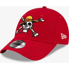 New Era x One Piece Luffy Scarlet Unisex Kırmızı Şapka.-