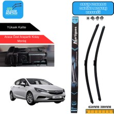 Martigues Opel Astra K  2015 Araca Özel Uyumlu Ön Cam Silecek Takımı 680MM-630MM
