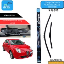 Martigues Alfa Romeo Mito 2008  Araca Özel Uyumlu Ön Cam Silecek Takımı 650MM-350MM