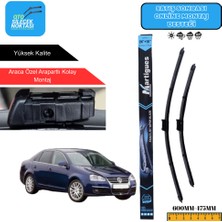 Martigues Volkswagen Jetta  2005-2010  Araca Özel Uyumlu Ön Cam Silecek Takımı 600MM-475MM