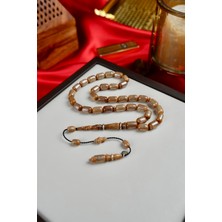 Dergah Tesbih Atölyesi Şükrü Baba Premium Serisi Gümüş Çakım Sistemli Tasarım Kuka Tesbih