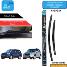 Martigues Toyota Rav4  2000-2006 Araca Özel Uyumlu Ön Cam Silecek Takımı 600MM-450MM