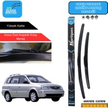 Martigues Kıa Carens 1999-2006 Araca Özel Uyumlu Ön Cam Silecek Takımı 600MM-450MM