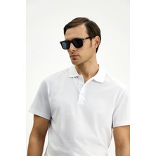 Polo Club Slim Fit Dar Kesim Nakışlı Pamuklu Polo Yaka Tişört