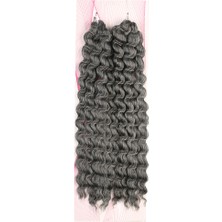 İlk El Grup Ieg™ Nice Bulk Afro Su Dalgası Saç - Koyu Gri