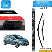 Martigues Ford Fıesta Vıı  2008 Araca Özel Uyumlu Ön Cam Silecek Takımı 650MM-380MM