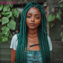 İlk El Grup Ieg™ Sentetik Örgülük Saç Esperer 100 Gr. - Koyu Yeşil